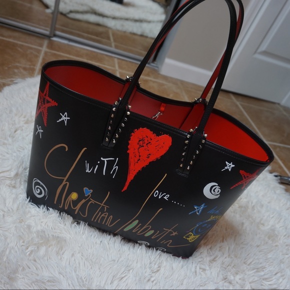 christian louboutin love tote